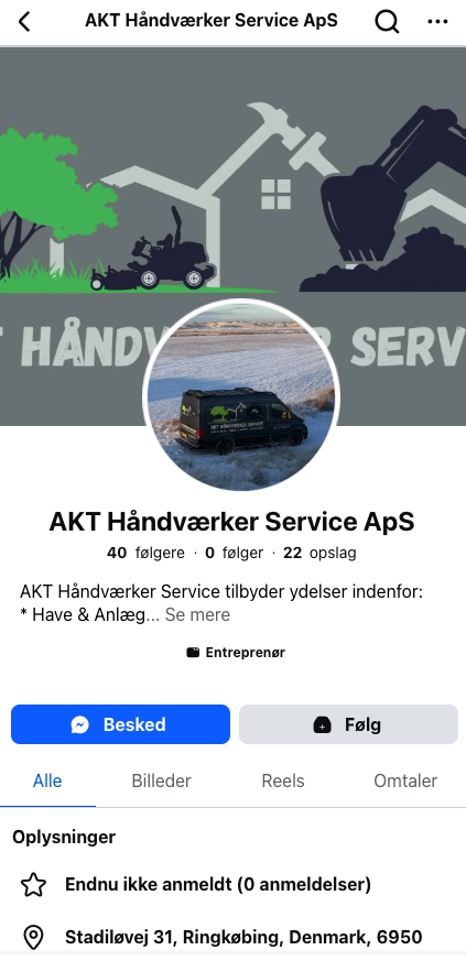 AKT Håndværker Facebook